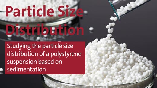 Particle Size Distribution - Studying the particle size distribution of a polystyrene suspension based on sedimentation