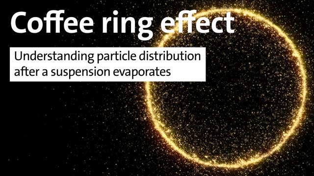 Chemical Science | Preventing the coffee ring effect - YouTube